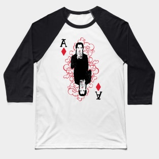 Addams Playing Card - Wednesday Baseball T-Shirt